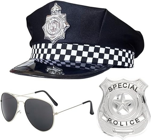 Polizei kostüm set - kostüm,