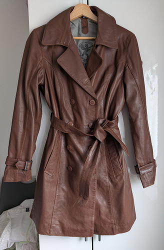 Echt ledermantel jacke - echt,