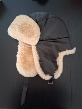 Fliegermütze Wintermütze mit Ohrenklappen, Unisex, Russische Trappermütze