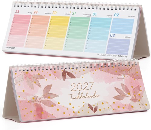 Tischkalender 2027 januar bis - tischkalender,