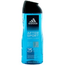 Adidas Duschgel AFTER SPORT 1 x 400ml XL Flasche - Körper - Haare - Gesicht