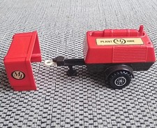 Matchbox Super Kings K-30/K-118 Trailer Anhänger Kompressor+Zubehör Top Zustand 