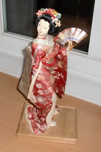 Japanerin seidenkimono - japanerin,
