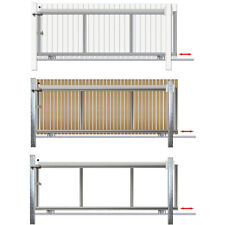 Schiebetor Hoftor Bausatz Bodengeführt (Var); Garten Zaun Tor Tür Einfahrtstor