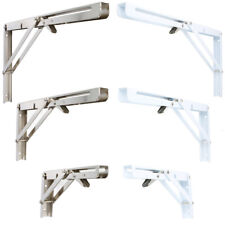 Paar Klappwinkel Stahl Klappkonsolen Regalträger Faltkonsolen Stützhalterungen