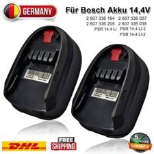 Neu Für Bosch 14.4V Akku 2 607 336 038,2 607 336 037 PSB 14,4 LI-2 PSR 14,4 LI-2