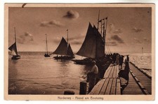 Norderney Abend am Bootssteg 12.08.1911 (Baltrum Juist Norden Langeoog)