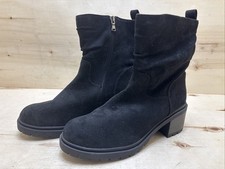 LANDROVER DAMENSCHUHE STIEFELETTEN ANKLE BOOTS BLOCKABSATZ GR:39 UK:6 SCHWARZ