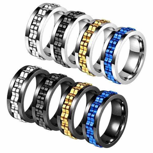 Herrenring edelstahl drehbar - herrenring,
