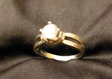 Damen Ring  Weiß Gold 14 K