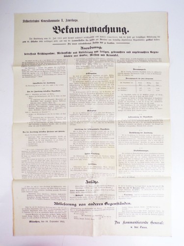 Plakat münchen 1915 - plakat,
