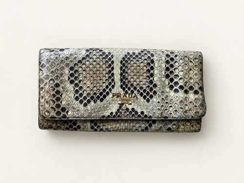 Prada damen geldbörse python - prada,