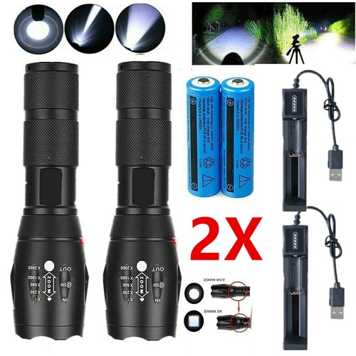 2pc 12000000lumen taschenlampe - 2pc,