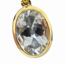 585 Gold Anhänger Aquamarin