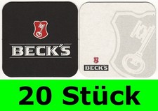 20 Stück Bierdeckel Beck's