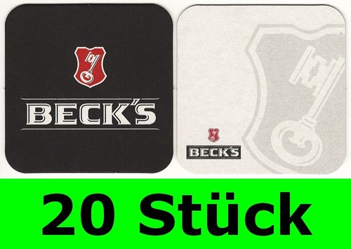 Stück bierdeckel beck s - 20, beck's