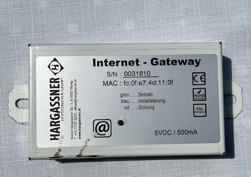 Hargassner internet gateway - hargassner,