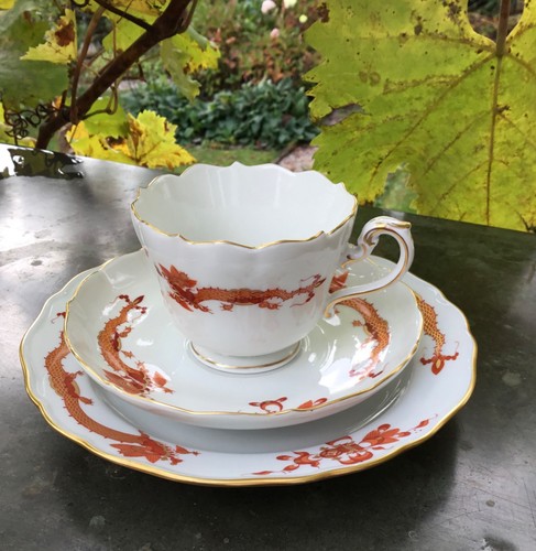 Meissen kaffeegedeck 3tlg - meissen,
