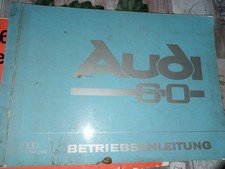 Betriebsanleitung Audi 60 -