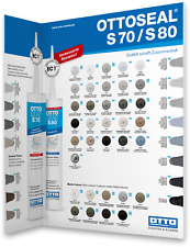 Otto S70/S80 Farbkarte Farbtafel Musterkarte Naturstein Silicon Silikon Fugen