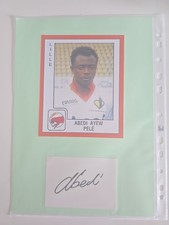 ABEDI PELE XXL Autogramm