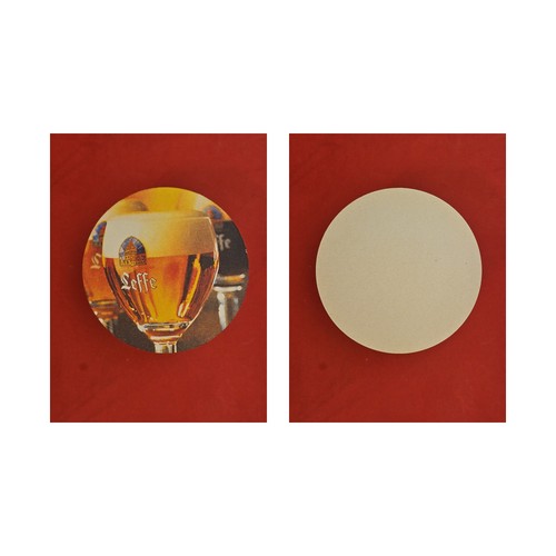 Leffe glas brauerei - leffe, bierdeckel