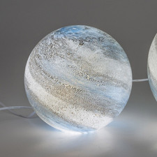 Kugellampe MARMOR blau D. 24cm