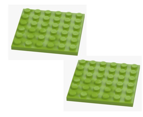 Lego platte 6x6 bright - 6x6,