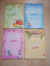 10 verschiedene bunte A 4