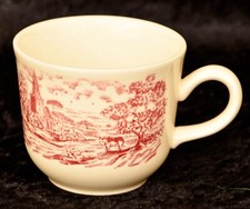 2 Kaffeetassen Tassen Biltons English ROT