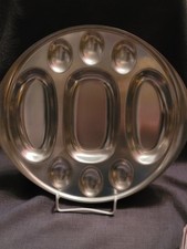 WMF Kaltes Buffet Cromargan Salat/Eierkabarett Edelstahl spiegelpoliert gebr.