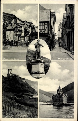 Caub kaub rhein - kaub, am