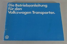 Betriebsanleitung VW T3 Bus /