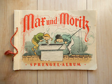 Max und Moritz, Sammelbilderalbum der Sprengel Schokoladenfabrik ,1 Bild fehlt 