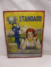 Altes Blechschild Standard Separator Werke Soest Zentrifuge Union-Werke Dresden