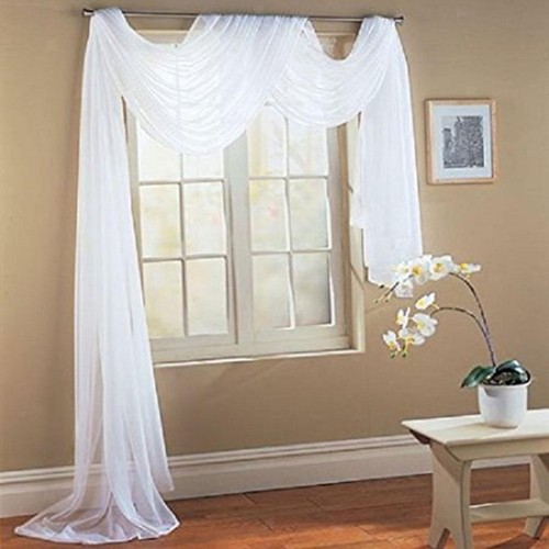 Voile vorhang transparent - transparent,