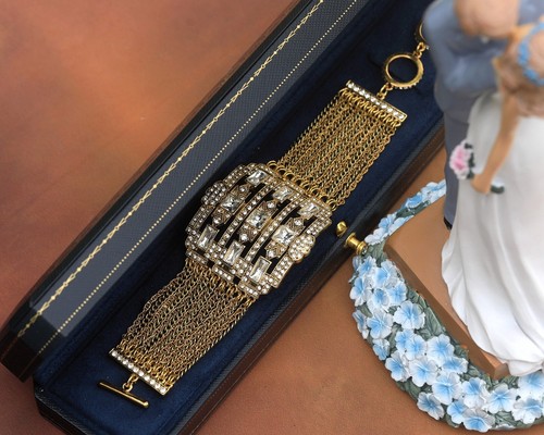 Groß armband golden - groß, antik