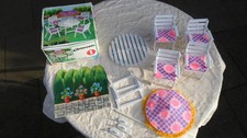 Gartenmöbel für Barbiepuppen 70er Jahre in OVP Made in Italy