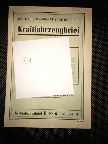 Ddr kfz brief 150 - ddr,