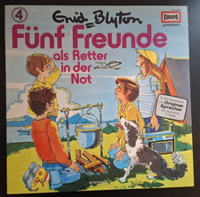 Fünf Freunde als Retter in der Not Folge 4 Blyton EUROPA  Vinyl LP Hörspiel