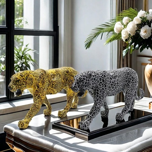 Leopard figur gepard - leopard, statuen