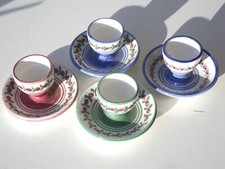 4 Stück Eierbecher Hindelanger Keramik