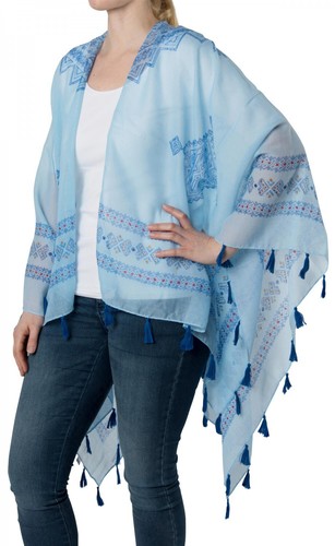 Leichter sommer poncho - poncho, mit