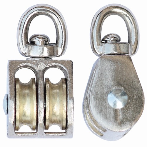 Seilrolle doppelt mit - doppelt,