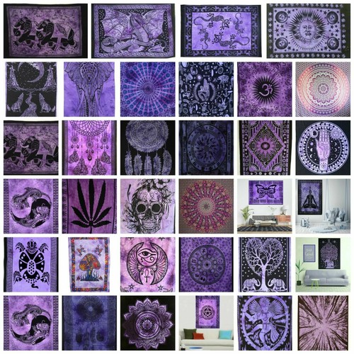 Lila wandbehang wandteppich - lila,