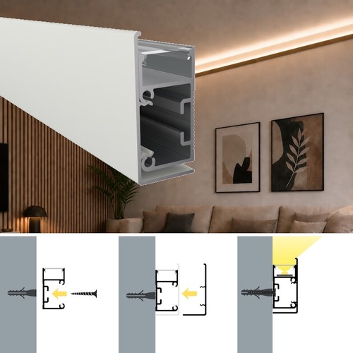 Led alu profil wall - led,