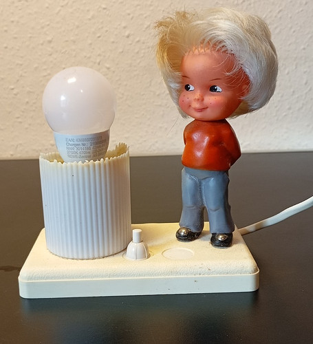 Vintage pieter klick lampe - vintage,