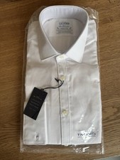 TM T.M. LEWIN - Hemd - Umschlagmanschette weiß - Popeline - Super Fitted - 41/91