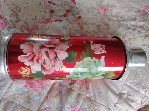 Vintage thermoskanne rot - vintage, thermoskanne,