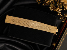 Vintage armband gestempelt - armband,